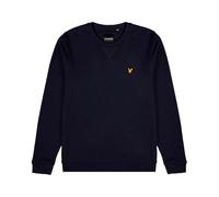 Cotton Crew Neck Sweatshirt - male - Lyle & Scott - Round-neck Knitwear - Blue - M - Knitwear M