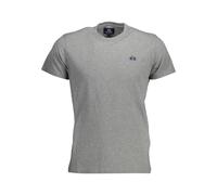 Cotton Crew Neck T-Shirt - male - La Martina - T-Shirts - Gray - XL - Tops XL
