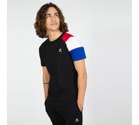 Cotton Crew Neck T-Shirt with Short Sleeves Black