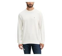 Cotton Crewneck Jumper - male - Calvin Klein Jeans - Sweatshirts - White - M - Sweatshirts & Hoodies M