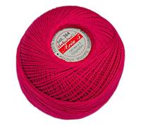 Cotton Crochet and Knitting Yarn Thread Size 5, Large 425m Spool, 32 Vibrant Colors, Quality Crafting Material for Handmade Project