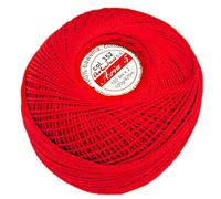 Cotton Crochet and Knitting Yarn Thread Size 5, Large 425m Spool, 32 Vibrant Colors, Quality Crafting Material for Handmade Project