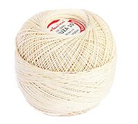 Cotton Crochet Thread Size 10, Fine Yarn (574yd / 525m), Luxurious Feel Crochet and Knitting (3.52oz / 100g) Natural (0000)