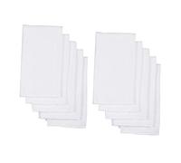 Cotton Diaper Inserts 10 Pack Reusable Baby Burp Cloths | Lightweight White Cloth Liners, for Baby Clothing Protection, or Bassinet Use, Multi Purpose