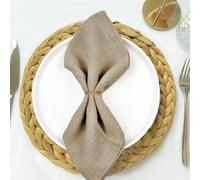 Cotton Dinner Cloth Napkins， 10pcs 30x30cm Cotton Cloth Napkins Gauze Pink Reusable for Wedding Decor(Khaki Color)