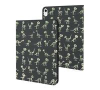 Cotton Dinosaurs Dino Skeletons Skulls Bones Case Compatible for iPad 10代 (10.9in) Tablet Cases Stand Protective Cover with Sleep/Wake