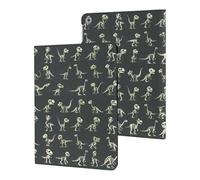 Cotton Dinosaurs Dino Skeletons Skulls Bones Case Compatible for ipad 2017/2018/Air1/Air2 (9.7in) Tablet Cases Stand Protective Cover with Sleep/Wake