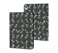 Cotton Dinosaurs Dino Skeletons Skulls Bones Case Compatible for ipad Mini6 (8.3in) Tablet Cases Stand Protective Cover with Sleep/Wake