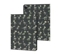Cotton Dinosaurs Dino Skeletons Skulls Bones Case Compatible for iPad Pro 2020/2021/2022 (12.9in) Tablet Cases Stand Protective Cover with Sleep/Wake