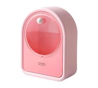 Cotton Dispenser | Cotton Swab Container | Q Tip Storage On Wall | Wattbausch Donor Box Shaped House | Dead Wall-Donor for Bathrooms, Bedrooms, The B, pink, Se référer au descriptif, Refer to