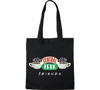 cotton division FRIENDS TOTE BAG CENTRAL PEAK, REFERENCE: BWFRIENBB003, BLACK, 38 X 40 CM One size, Black, One Size, Utility