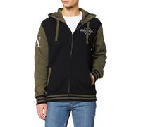 cotton division Men's Hooded Sweatshirt M Noir / Kaki (US IMPORT)