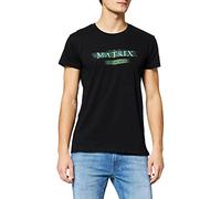 cotton division Men's MEMATRXTS006 t Shirt, Noir, S