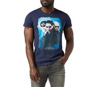 cotton division Men's MEMATRXTS009 t Shirt, Navy, S