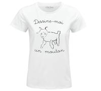 cotton division The Little Prince, Draw Me A Sheep, WPTTTS015, White, Size L, White, L