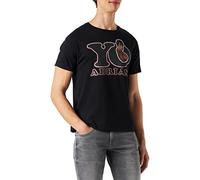 cotton division UXROCKYTS004 Men's T-Shirt, Black, L