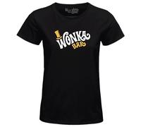 cotton division Women's Wowonkats004 T-Shirt, Black, L
