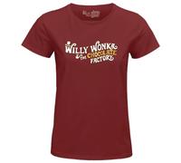 cotton division Women's Wowonkats002 T-Shirt, Burgundy, M