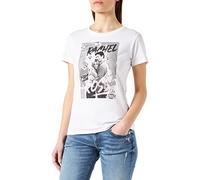 cotton division Women's Wofrients069 T-Shirt, White, XL