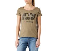 cotton division Women's Woghosdts018 T-Shirt, Khaki, M