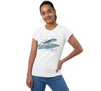 cotton division Women's Wohokusts010 T-Shirt, White, L