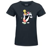 cotton division Women's Woloonets095 T-Shirt, Navy Blue, L