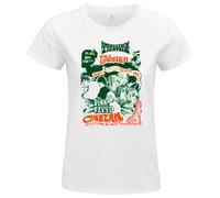 cotton division Women's WOPIFLRTS067 t Shirt, White, L