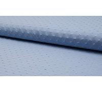 Cotton Dobby Dressmaking Fabric Craft Material - Dusty Blue, 1MTR 142cmx100cm