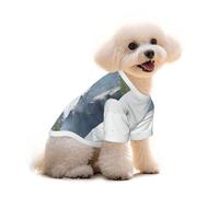 Cotton Dog Cat T-Shirt - A Stone Falling from the Sky Breathable Summer Vest for Small Dogs, Soft Puppy Tank Top, Lightweight Pet Clothes Small