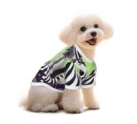 Cotton Dog Cat T-Shirt - Cute Monsters Breathable Summer Vest for Small Dogs, Soft Puppy Tank Top, Lightweight Pet Clothes Large