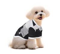 Cotton Dog Cat T-Shirt - Lonely People Breathable Summer Vest for Small Dogs, Soft Puppy Tank Top, Lightweight Pet Clothes Medium