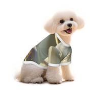 Cotton Dog Cat T-Shirt - Lost and Desperate Seals Breathable Summer Vest for Small Dogs, Soft Puppy Tank Top, Lightweight Pet Clothes Medium