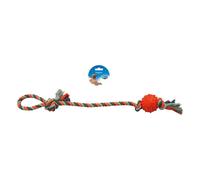 Cotton dog rope with rubber ball pendulum Duvoplus
