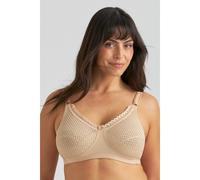Cotton Dots Bra without Underwiring beige