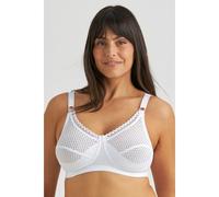Cotton Dots Bra without Underwiring White
