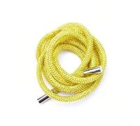 Cotton Drawstrings with Metal Lock Ends, 120cm 6mm Multicolor Rhinestone Drawstring Replacement Cord For Hoodies Trousers(Yellow)