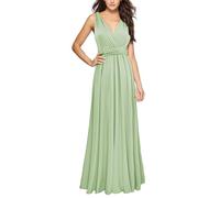 Cotton Dresses for Women UK Wrap Dress Long Multiway Dresses for Bridesmaids Wedding Guest Dress for Women S XL Fashionable and Atmospheric Stylish Elegant Flowy