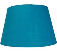 Cotton Drum Shade Vintage Tapered Fabric Easy Fit Table Lamp & Ceiling Pendant Light Shade (Teal, 10" (25cm))