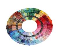 Cotton Embroidery Floss - Rainbow Hand Embroidery Thread Set, Craft Sewing Yarn | Multi Color Stitching Strings for Friendship Bracelets, Projects, Home Décor, Kids Hand Sewing Beginners