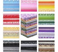 Cotton Fabric, 70 Pieces 10 x 10 Inch Printed Square Patchwork Fabric, Square Cotton Fabric, Pure Cotton Cloth for Sewing Quilting Patchwork DIY Crafts (Small Floral Pattern)