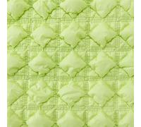 Cotton Fabric Autumn and Winter Quilted Cotton Fabric, Making Padded Jacket Coat Lining Girls' Cute Clothes Cloth for Needlework(Green,400cm x 110cm)