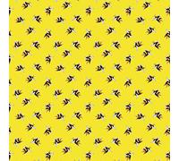 Cotton Fabric Bee Fabric for Dress Masks Quilting Material Bumblebee 140cm Wide (Yellow, Per Half Metre)