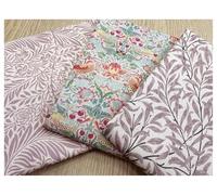 Cotton Fabric Bundle - William Morris Prints - Rose Pink - 3 x 0.5m Lengths - Craft Dress Fabric Material