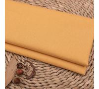 Cotton Fabric Cotton Linen Fabric by The Metre,150cm Wide DIY Handmade Upholstery Fabric for Sewing,Sofa Cover Tablecloth Curtain Cloth Making Fabric (Yellow)