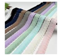 Cotton Fabric Embroidery Cotton Colorful Lace Garment Accessories Decoration 15 Yards (Off white)