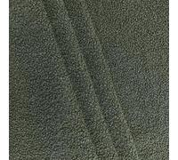 Cotton Fabric Knitted Fleece Fabric 150cm Wide Teddy Velvet Fabric by The Metre,Fluffy Plush DIY Handmade Upholstery Fabric for Doll Throw Cloth Making (Bean Green)