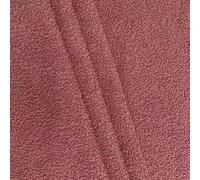 Cotton Fabric Knitted Fleece Fabric 150cm Wide Teddy Velvet Fabric by The Metre,Fluffy Plush DIY Handmade Upholstery Fabric for Doll Throw Cloth Making (Wine Red)