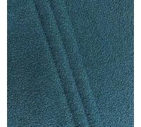 Cotton Fabric Knitted Fleece Fabric 150cm Wide Teddy Velvet Fabric by The Metre,Fluffy Plush DIY Handmade Upholstery Fabric for Doll Throw Cloth Making (Peacock Blu