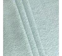 Cotton Fabric Knitted Fleece Fabric 150cm Wide Teddy Velvet Fabric by The Metre,Fluffy Plush DIY Handmade Upholstery Fabric for Doll Throw Cloth Making (Light Blue)