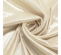 Cotton Fabric Luxurious Stretch Metallic Fabric DIY Handmade Cloth Wedding Dress Making Upholstery Fabric 143cm Wide Polyester Shining Fabric by The Metre